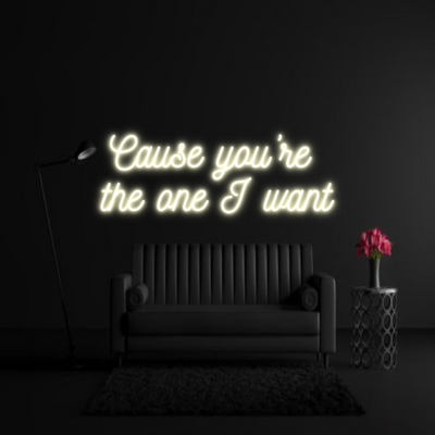 CREATE YOUR OWN WEDDING NEON SIGN Cause you’re ...