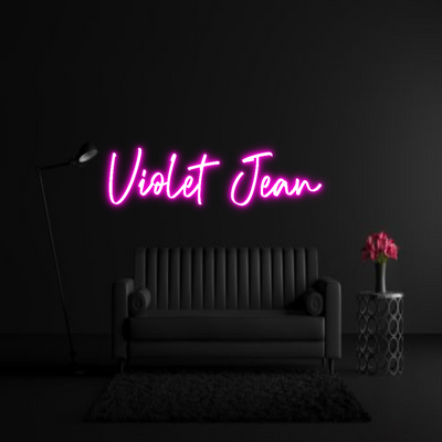 CREATE YOUR OWN WEDDING NEON SIGN Violet Jean