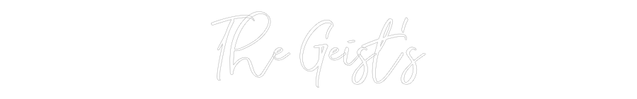 CREATE YOUR OWN WEDDING NEON SIGN The Geist's