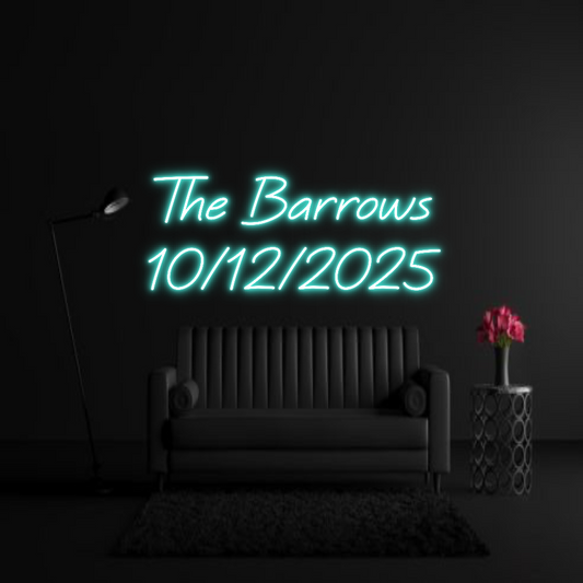 CREATE YOUR OWN WEDDING NEON SIGN The Barrows
...