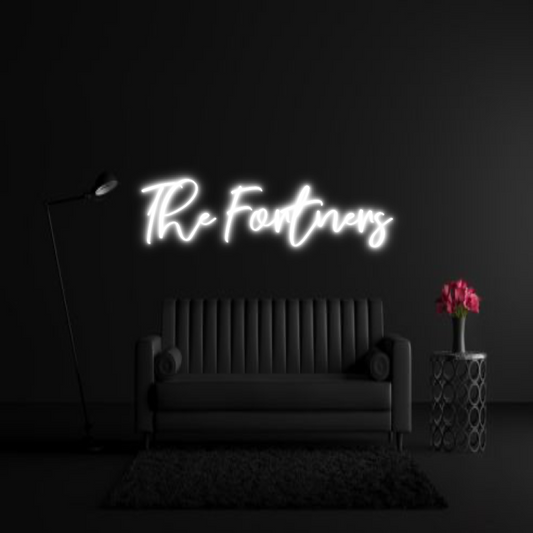 CREATE YOUR OWN WEDDING NEON SIGN The Fortners