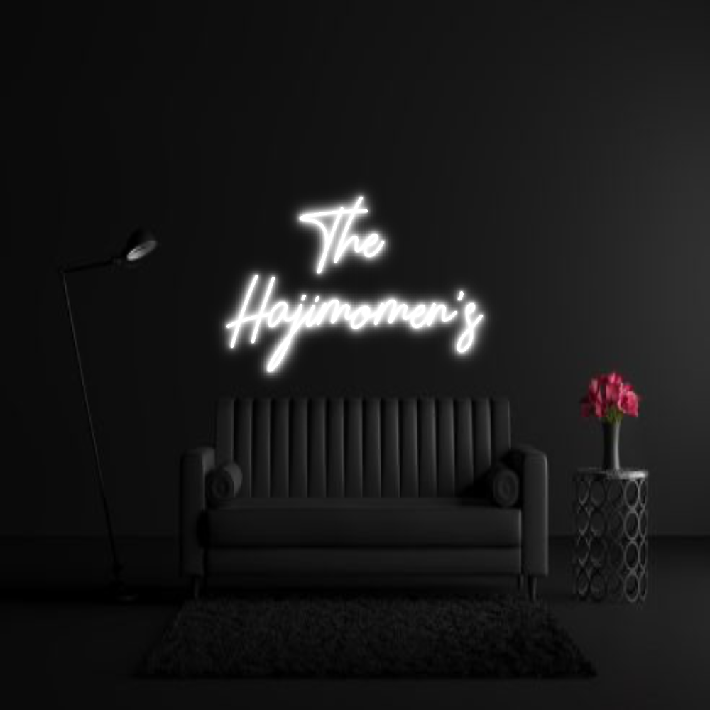 CREATE YOUR OWN WEDDING NEON SIGN The 
Hajimom...