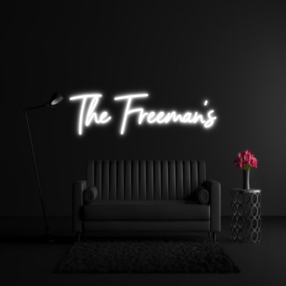 CREATE YOUR OWN WEDDING NEON SIGN The Freeman’s