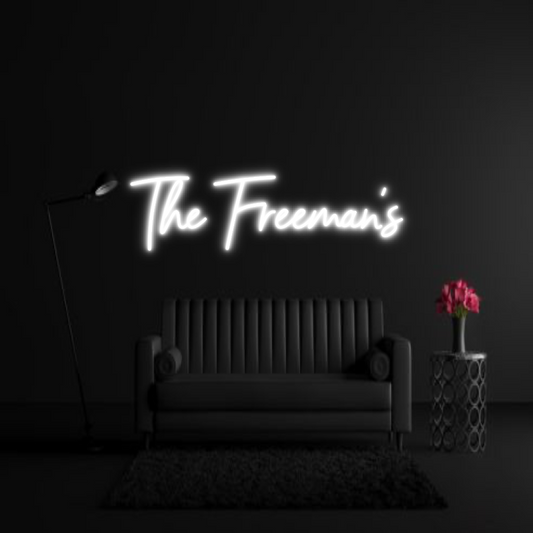 CREATE YOUR OWN WEDDING NEON SIGN The Freeman’s