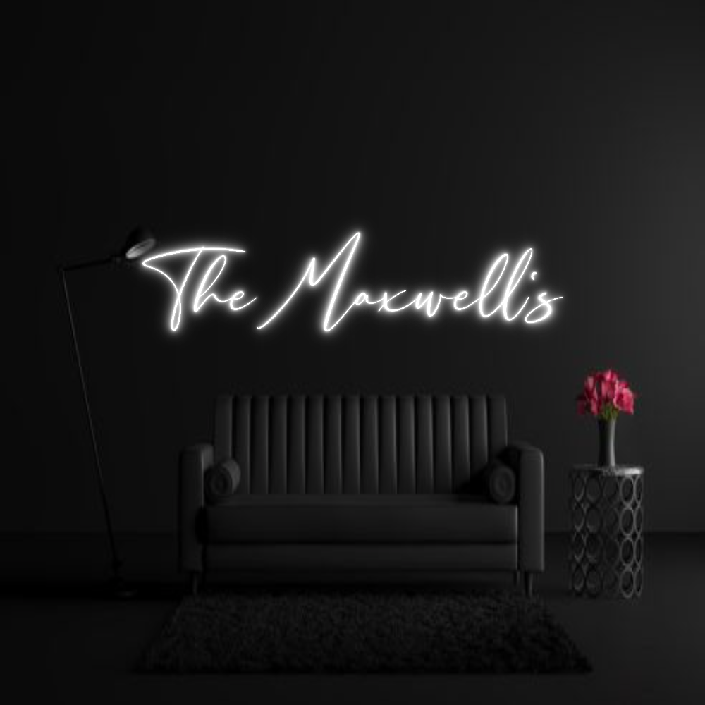CREATE YOUR OWN WEDDING NEON SIGN The Maxwell's