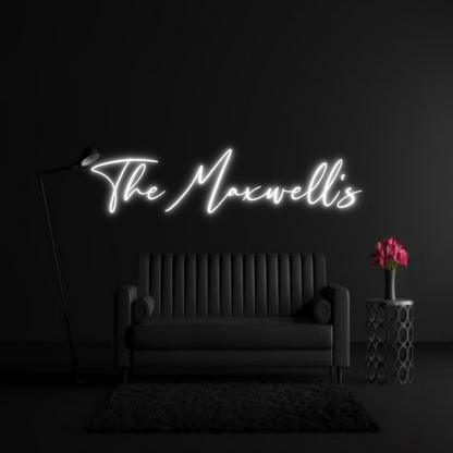 CREATE YOUR OWN WEDDING NEON SIGN The Maxwell's