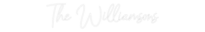 CREATE YOUR OWN WEDDING NEON SIGN The Williamsons