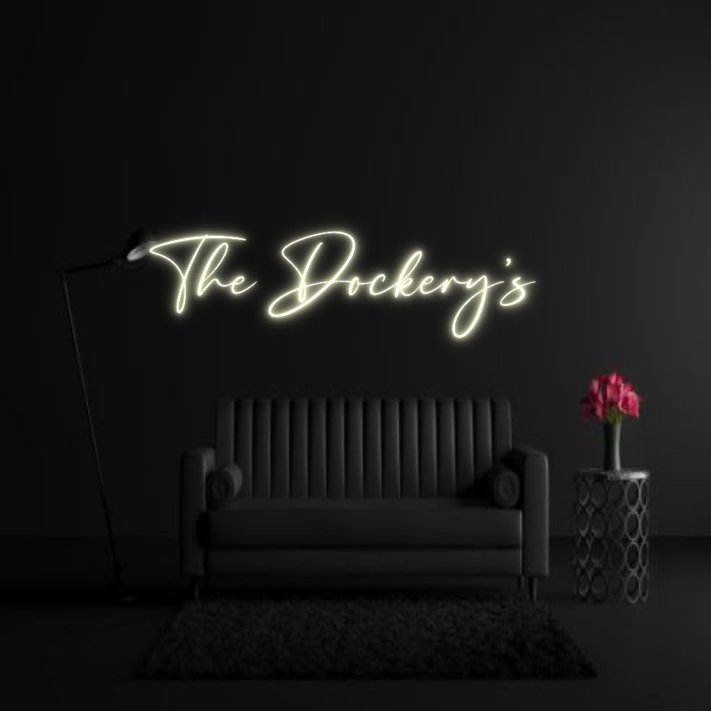 CREATE YOUR OWN WEDDING NEON SIGN The Dockery’s