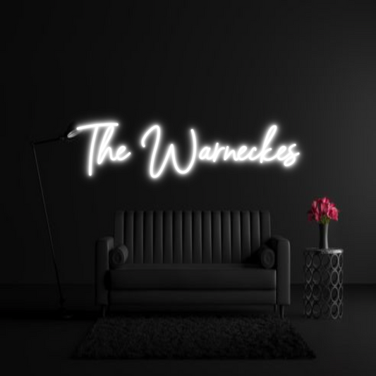 CREATE YOUR OWN WEDDING NEON SIGN The Warneckes