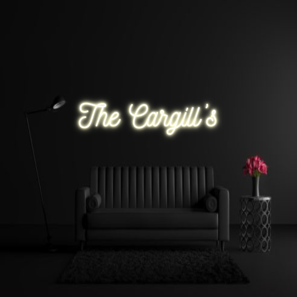 CREATE YOUR OWN WEDDING NEON SIGN The Cargill’s