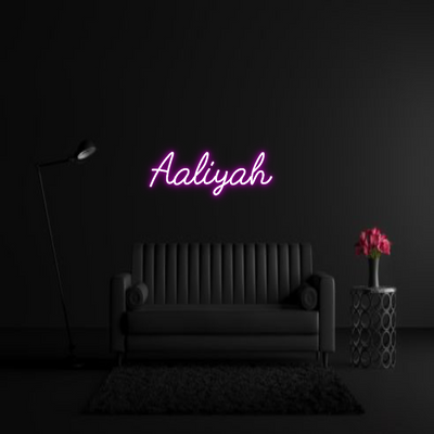 CREATE YOUR OWN WEDDING NEON SIGN Aaliyah