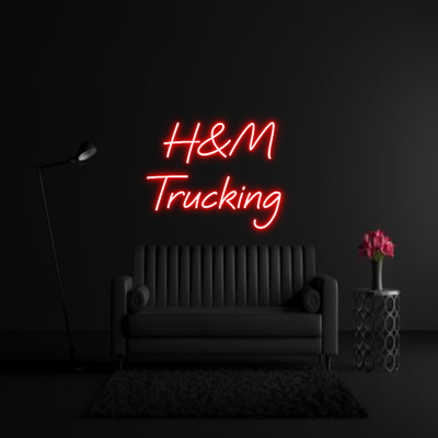 CREATE YOUR OWN WEDDING NEON SIGN H&M
Trucking