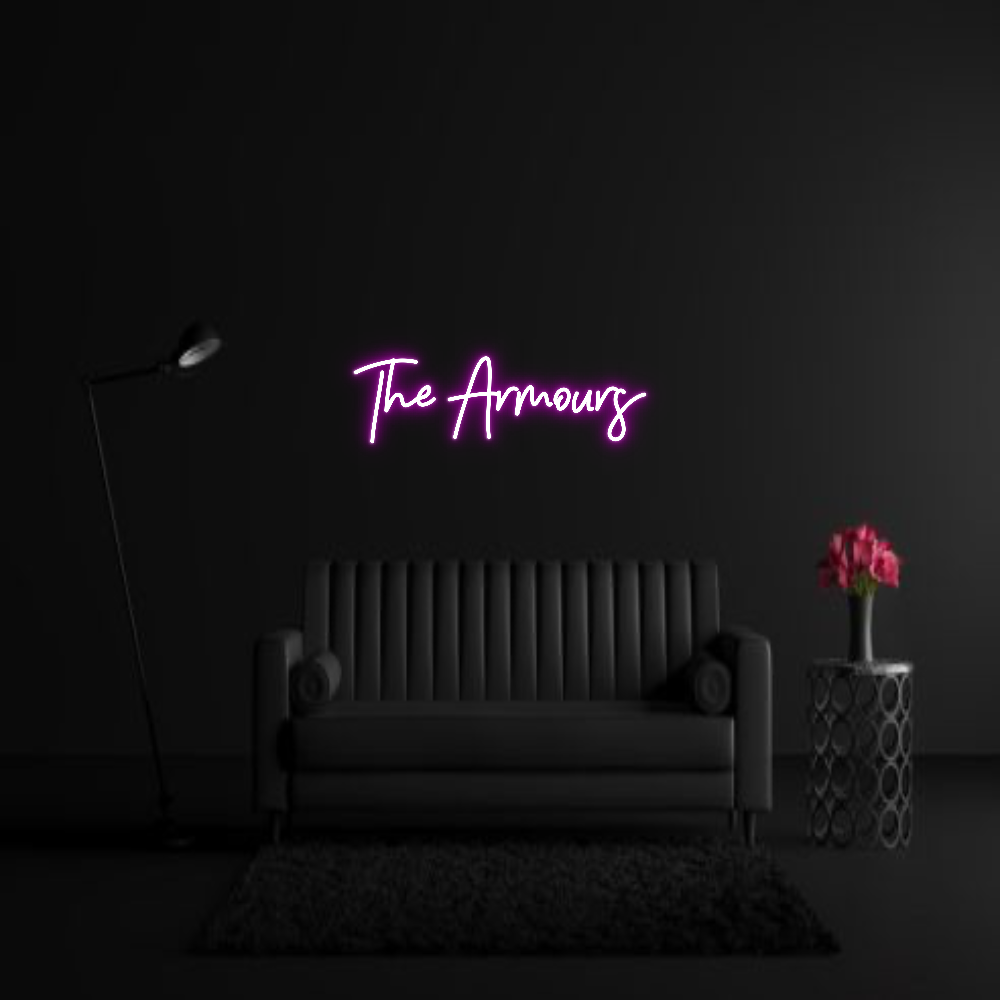CREATE YOUR OWN WEDDING NEON SIGN The Armours