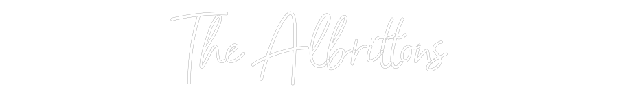 CREATE YOUR OWN WEDDING NEON SIGN The Albrittons