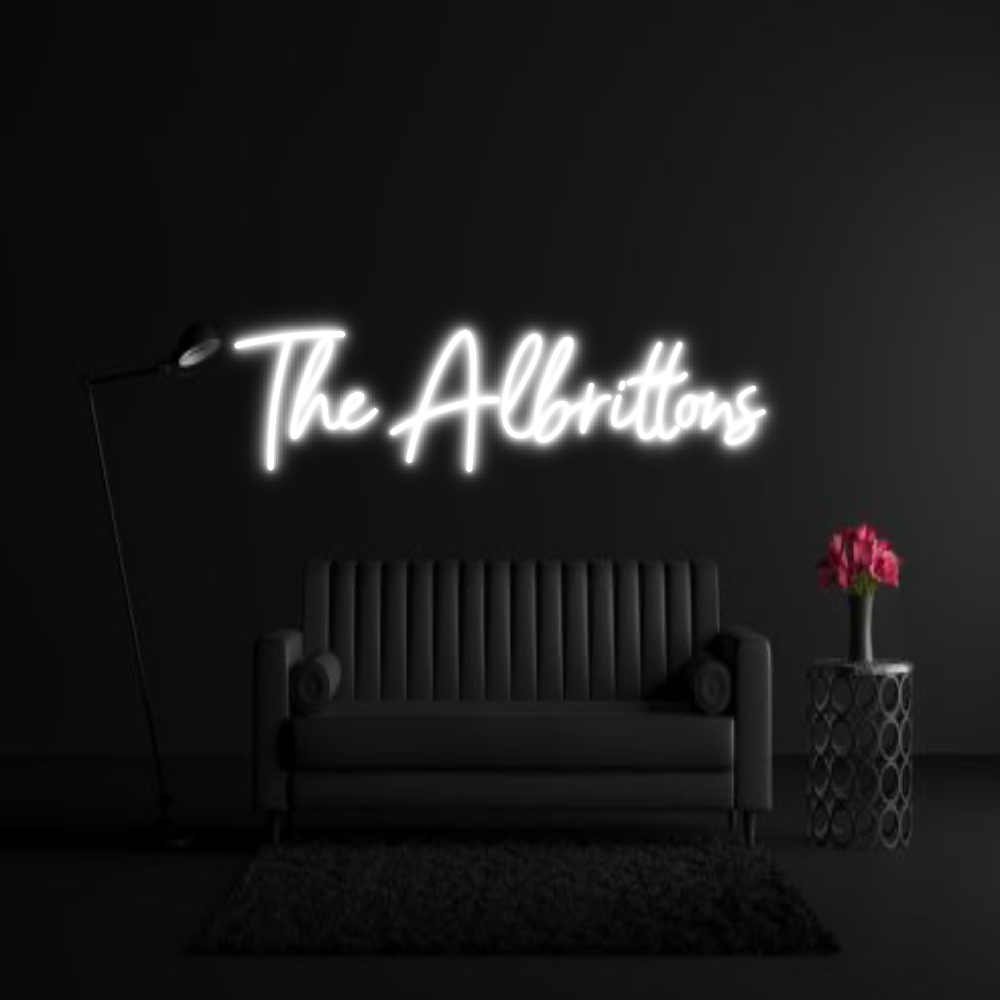 CREATE YOUR OWN WEDDING NEON SIGN The Albrittons