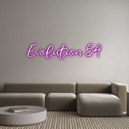 CREATE YOUR OWN CUSTOM NEON Evolution 54