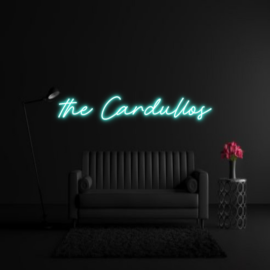 CREATE YOUR OWN WEDDING NEON SIGN the Cardullos