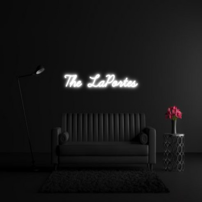 CREATE YOUR OWN WEDDING NEON SIGN The LaPortes