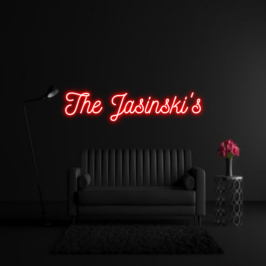 CREATE YOUR OWN WEDDING NEON SIGN The Jasinski's