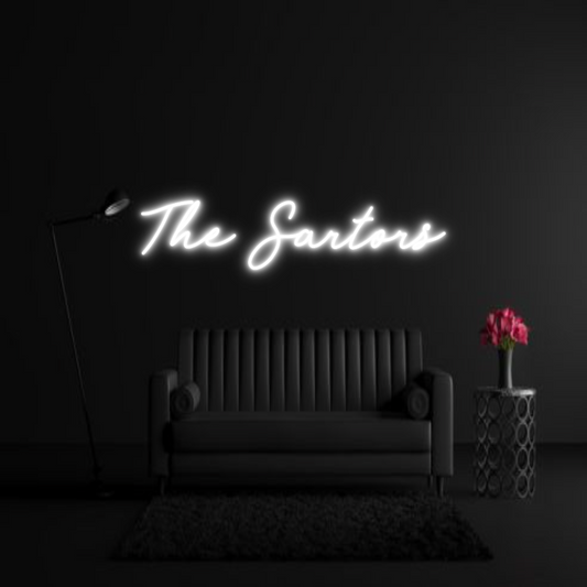 CREATE YOUR OWN WEDDING NEON SIGN The Sartors