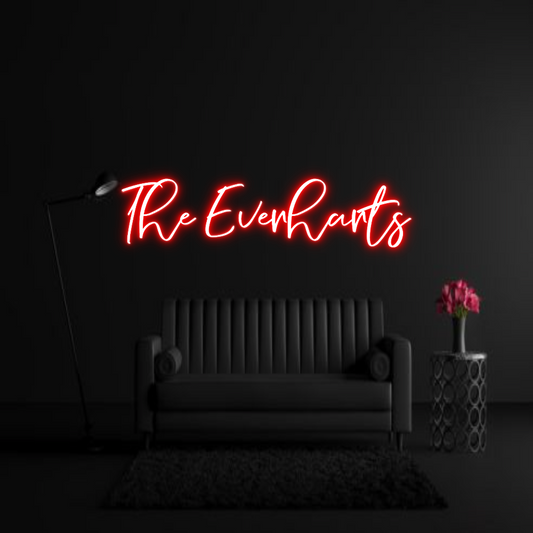 CREATE YOUR OWN WEDDING NEON SIGN The Everharts