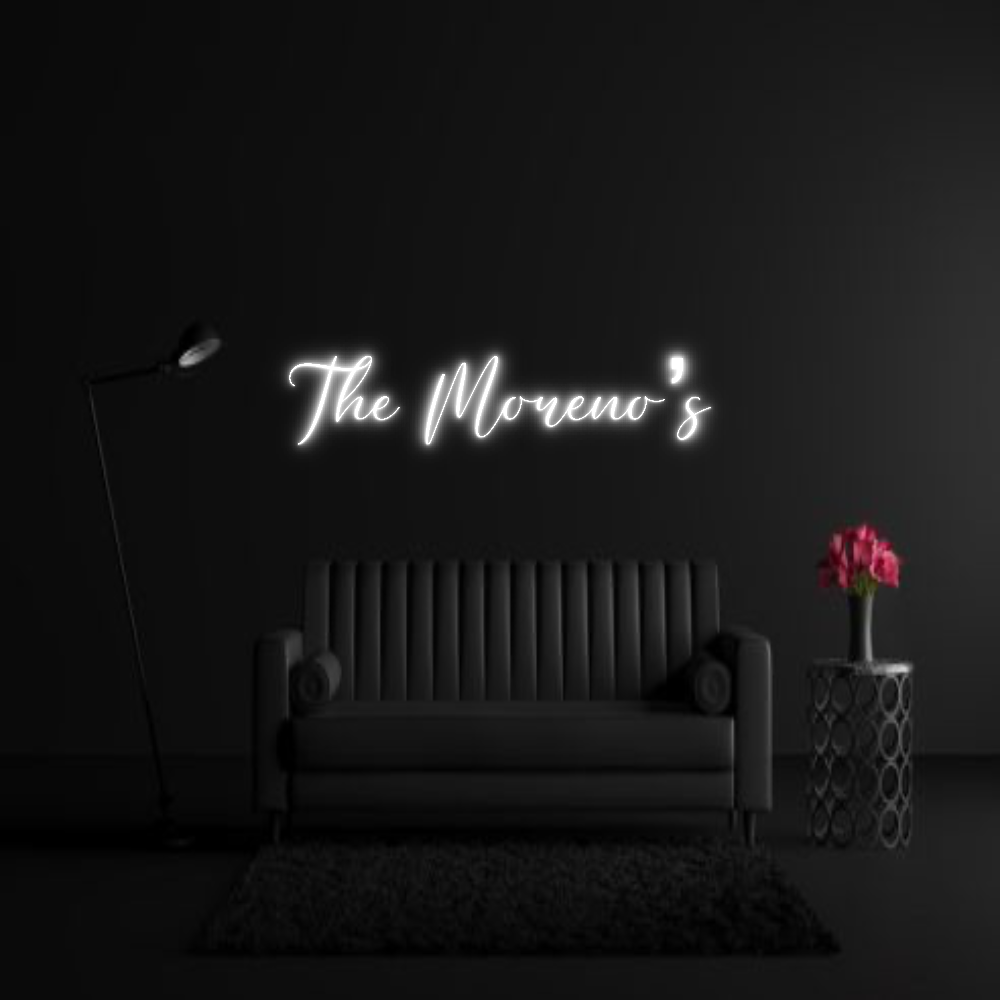 CREATE YOUR OWN WEDDING NEON SIGN The Moreno’s