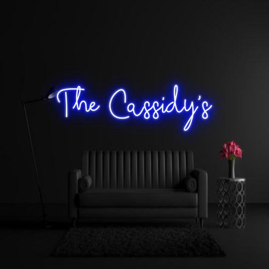 CREATE YOUR OWN WEDDING NEON SIGN The Cassidy's