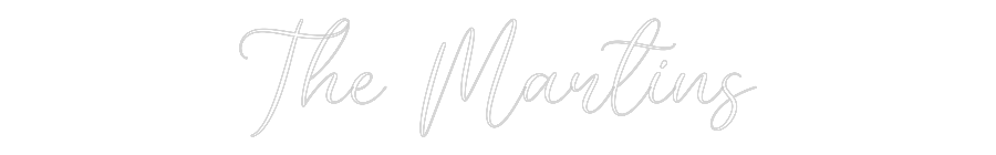 CREATE YOUR OWN WEDDING NEON SIGN The Martins