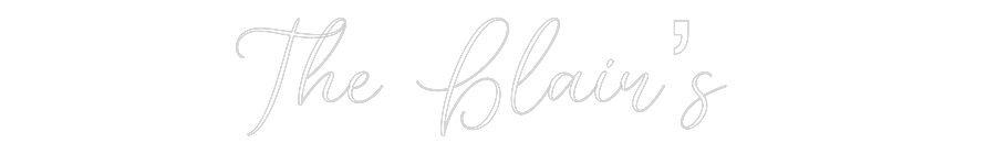 CREATE YOUR OWN WEDDING NEON SIGN The Blair’s