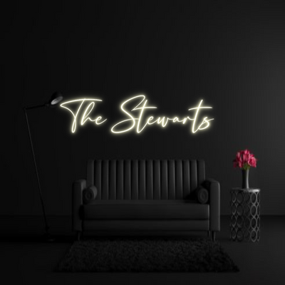 CREATE YOUR OWN WEDDING NEON SIGN The Stewarts