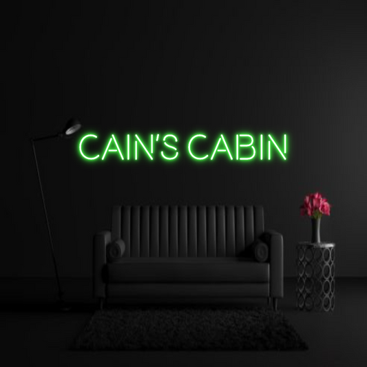 CREATE YOUR OWN WEDDING NEON SIGN Cain’s Cabin