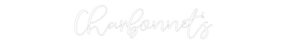 CREATE YOUR OWN WEDDING NEON SIGN Charbonnet’s