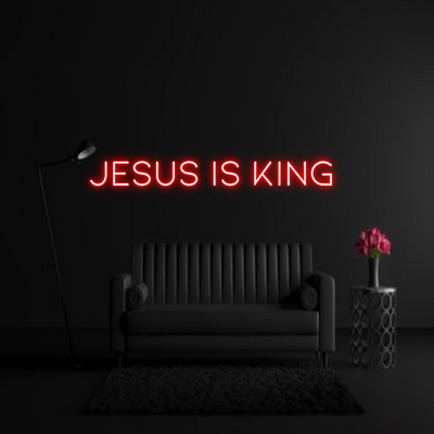 CREATE YOUR OWN WEDDING NEON SIGN Jesus is King