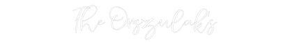 CREATE YOUR OWN WEDDING NEON SIGN The Orszulak’s