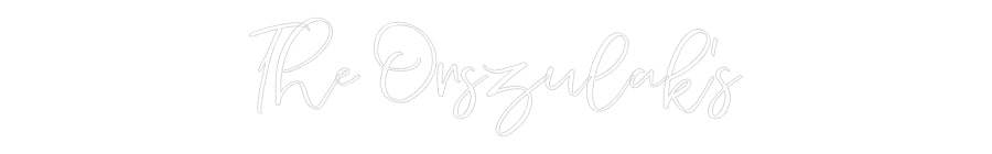 CREATE YOUR OWN WEDDING NEON SIGN The Orszulak’s