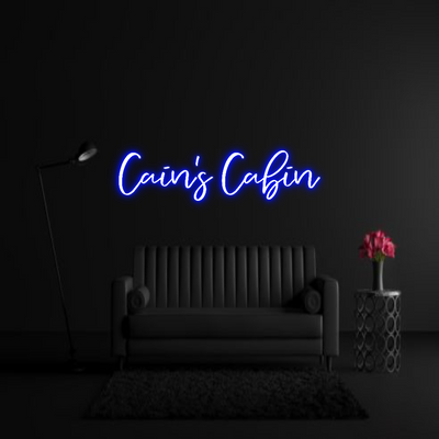 CREATE YOUR OWN WEDDING NEON SIGN Cain’s Cabin