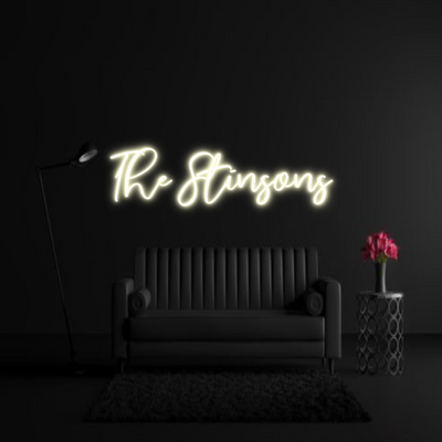 CREATE YOUR OWN WEDDING NEON SIGN The Stinsons