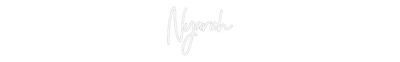 CREATE YOUR OWN WEDDING NEON SIGN Nyarah