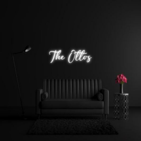 CREATE YOUR OWN WEDDING NEON SIGN The Ottos