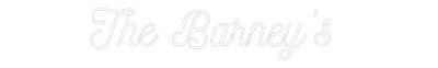 CREATE YOUR OWN WEDDING NEON SIGN The Barney’s