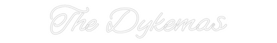 CREATE YOUR OWN WEDDING NEON SIGN The Dykemas