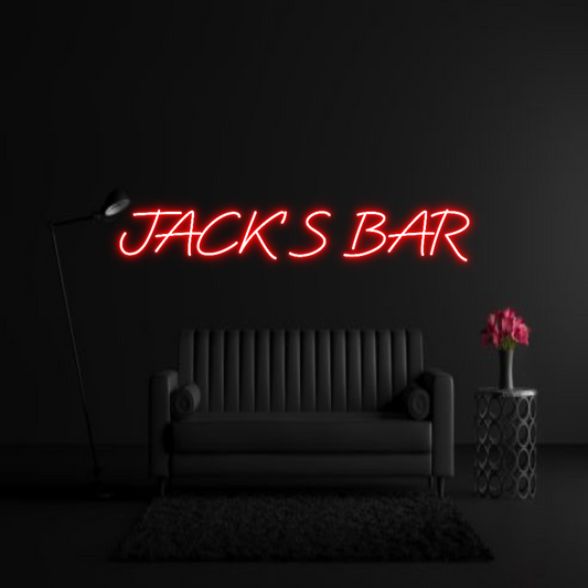 CREATE YOUR OWN WEDDING NEON SIGN JACK’S BAR