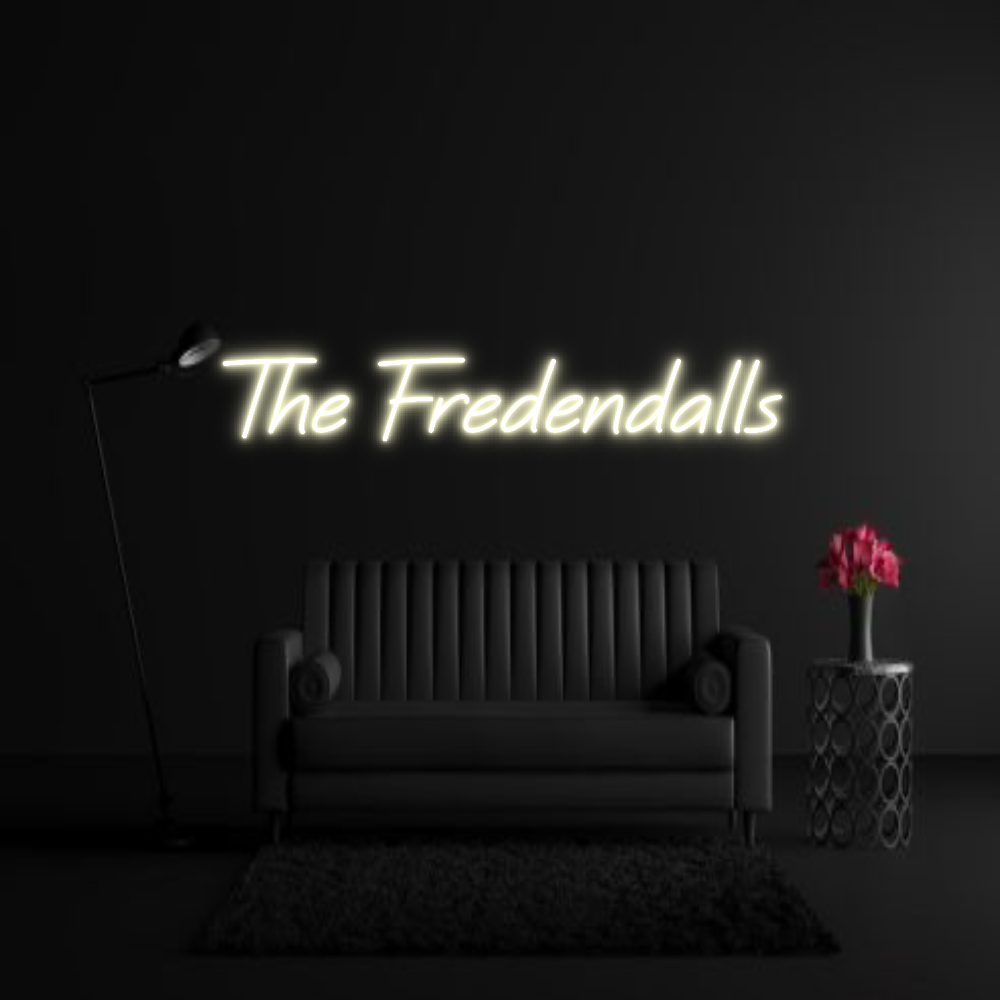 CREATE YOUR OWN WEDDING NEON SIGN The Fredendalls