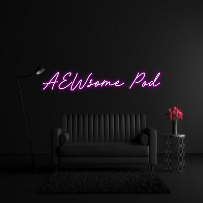 CREATE YOUR OWN WEDDING NEON SIGN AEWsome Pod