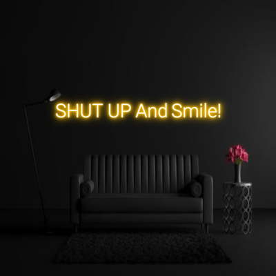 CREATE YOUR OWN WEDDING NEON SIGN SHUT UP And S...