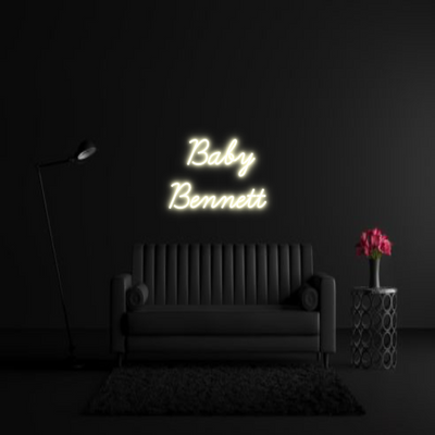 CREATE YOUR OWN WEDDING NEON SIGN Baby 
Bennett