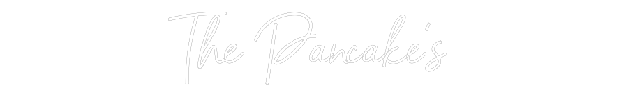 CREATE YOUR OWN WEDDING NEON SIGN The Pancake’s