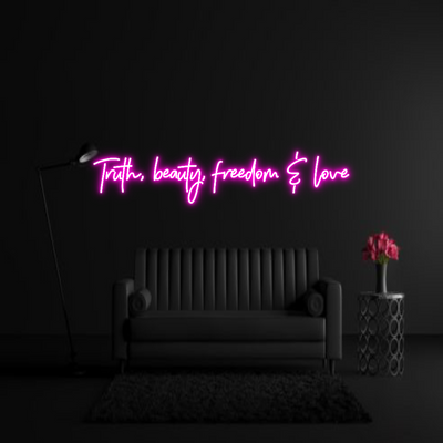 CREATE YOUR OWN WEDDING NEON SIGN Truth, beauty...