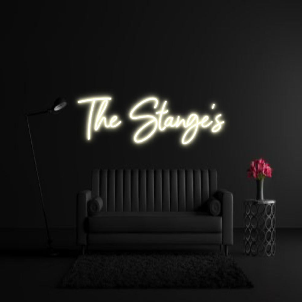 CREATE YOUR OWN WEDDING NEON SIGN The Stange’s