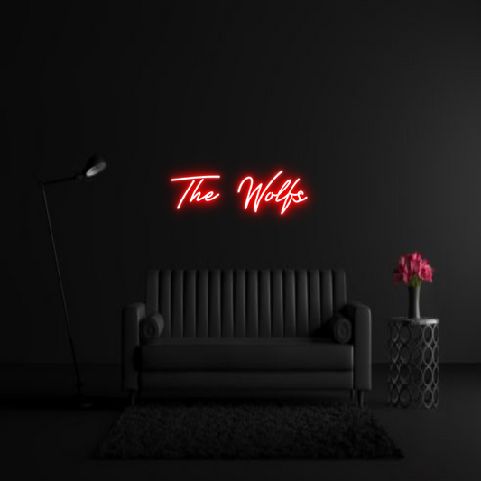 CREATE YOUR OWN WEDDING NEON SIGN The Wolfs